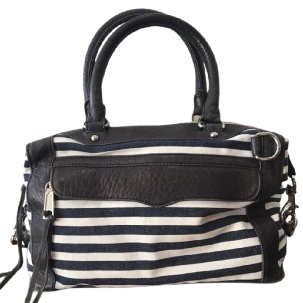 REBECCA MINKOFF Mini MAB Canvas Satchel Handbag - Picture 4 of 15